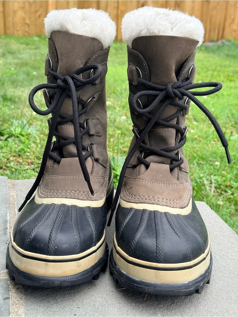 Sorel Caribou Waterproof Winter Boots Women’s Size 10 NL1005-051 Sherpa Lined